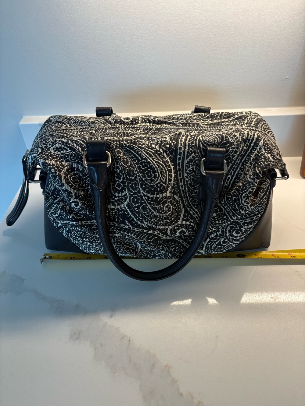 Tumi Paisley Satchel Handbag